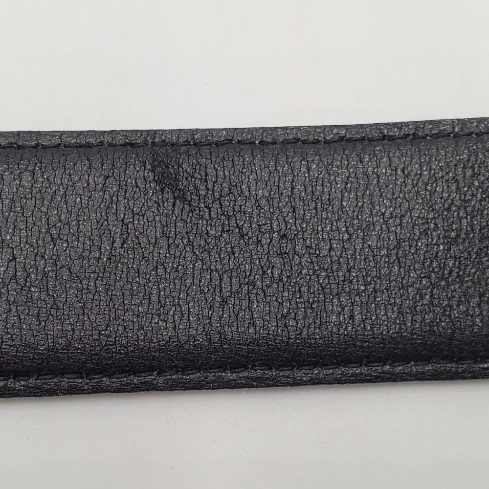 Paloma Picasso OXO Signature Black Leather Belt